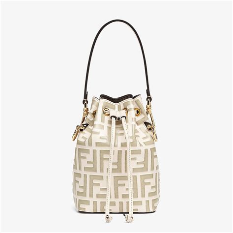 fendi mon tresor mini beige|Fendi mon tresor bucket bag.